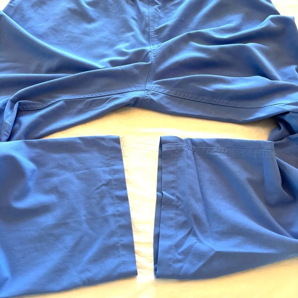 Figs Livingston basic scrub pants bottoms blue SZ XL NWOT